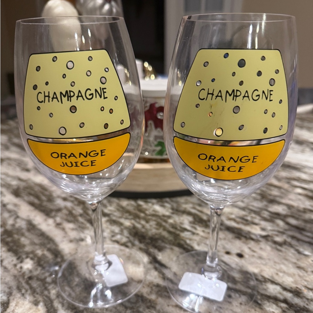 Champagne and Orange Juice Glasses